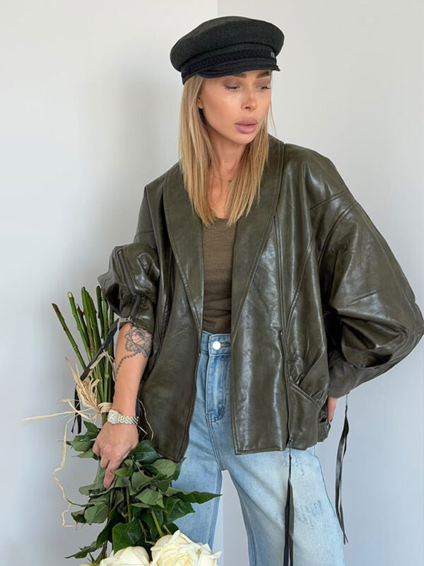 Кожено яке OLIVE - Image 3