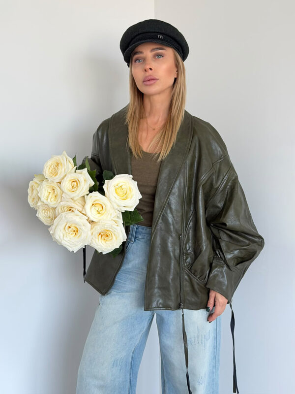 Кожено яке OLIVE - Image 5